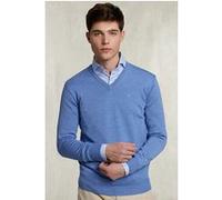 River Woods Basic Merino V-neck Pullover Light Glory Mix Blue Taille: 3XL | Pulls Outlet | Homme | Bleu
