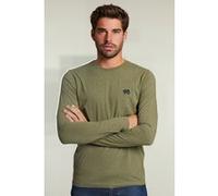 River Woods Basic Slim Fit T-shirt In Cottage Mix Taille: S | Manches longues Outlet | Homme