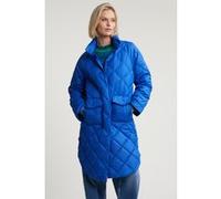 River Woods Cobalt Blue Quilted Down Jacket Applied Pockets Taille: M | Parkas Outlet | Femme | Bleu