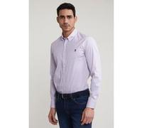 River Woods Custom Fit Checked Shirt Red/blue Taille: M | Casual chemises Outlet | Homme | Rouge