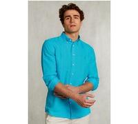 River Woods Custom Fit Linen Shirt St-barth Blue Taille: S | Casual chemises Outlet | Homme | Blanche
