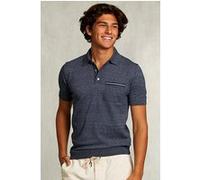 River Woods Custom Fit Pima Cotton Sweater Polo Collar Blue Moon Mix Blu Taille: S | Polos Outlet | Homme | Bleu