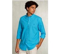 River Woods Custom Fit Poplin Shirt St-barth Blue Taille: S | Casual chemises Outlet | Homme | Bleu