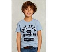 River Woods Normal Fit Basic T-shirt Dark Victoria Mix Blue Taille: 08 | T-Shirts Outlet | kids | Bleu