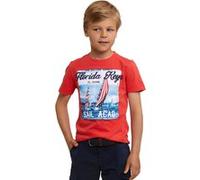 River Woods Normal Fit Basic T-shirt Short Sleeves Cornell Red Taille: 16 | T-Shirts Outlet | Unisex | Rouge