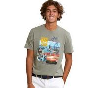 River Woods Normal Fit Basic T-shirt Short Sleeves Safari Mix Taille: S | T-Shirts Outlet | Homme