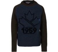 River Woods Tricolore Pullover With Raglan Sleeves In Blue Taille: 4 | Pulls Outlet | Unisex | Bleu