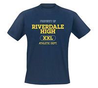 Riverdale - T-Shirt (Unisex-XL) Varsity Logo (Blue) [Import]
