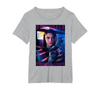 Riverdale Veronica Lodge T-Shirt, Femme Grandes Tailles, Gris Chiné, 3X