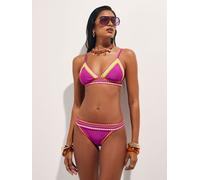 riverisland River Island Whipstitch Triangle Bikini Set violet FR 46 (EU 44)