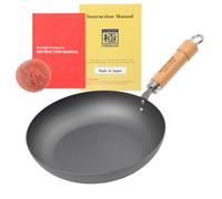 鐵兎堂 Riverlight KIWAME Premium Poêle à frire en fer, wokpan, kit de démarrage, sans revêtement, résistante à la rouille, fabriquée au Japon (28 cm)