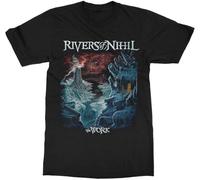 Rivers of Nihil Shirt Rivers of Nihil The Work Album Tee Men's Clothing Black M