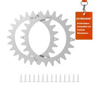 RIVERSHINE Pointes en acier galvanisé, compatibles avec les robots tondeuses Parkside, taille des roues : 212 mm, compatibles avec le robot tondeuse Parkside PMRA/PMORDA 20 -Li B2, pour l'amélioration