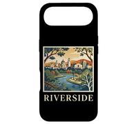 Riverside California Retro Vintage Skyline Park River City Coque pour iPhone Air