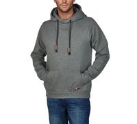 Riverso Julian Pull à capuchon pour homme avec poche kangourou et col croisé en coton, Sweat-shirt, Hoodie, Gris Vert Rouge Bleu Noir S M L XL 2XL 3XL 4XL 5XL