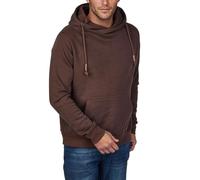 Riverso Julian Pull à capuchon pour homme avec poche kangourou et col croisé en coton, Sweat-shirt, Hoodie, Gris Vert Rouge Bleu Noir S M L XL 2XL 3XL 4XL 5XL