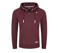 riverso Noah Sweat à Capuche zippé à Capuche pour Homme 60% Coton, Gris, Marron, Vert, Rouge, Bleu, Noir, S M, L XL, 2XL 3XL 4XL 5XL - Rouge - XXXXX-Large