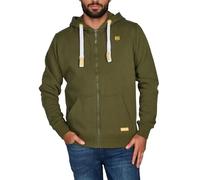 riverso Noah Sweat à Capuche zippé à Capuche pour Homme 60% Coton, Gris, Marron, Vert, Rouge, Bleu, Noir, S M, L XL, 2XL 3XL 4XL 5XL - Vert - Small