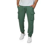Riverso Pantalon de jogging cargo pour homme en coton long, coupe droite RIVLoris Pantalon cargo, pantalon de sport, pantalon d'entraînement, pantalon de loisirs avec poches Rouge Bleu Noir Vert S M L