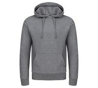 Riverso Pull à Capuche pour Homme RIVTheo à Capuche avec Poches Kangourou, Coupe Droite, Couleur Unie, Coton, Gris, Marron, Vert, Rouge, Bleu, Noir, S M L, XL, 2XL, 3XL, 4XL, 5XL - Gris - X-Large