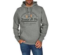 riverso RIVArmin Sweat à capuche pour homme Coupe droite Pull à capuche Streetwear Imprimé Beige Vert Gris Bleu Marine Noir S M L XL XXL 3XL 4XL 5XL