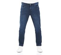 riverso RIVChris Jeans pour homme coupe droite en coton denim stretch noir bleu gris W29 W30 W31 W32 W33 W34 W36 W38 W40, 36W / 30L
