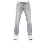 riverso RIVFalko Pantalon jean extensible, bootcut, pour les hommes, style denim, noir, bleu, gris, tour de taille 29 et 40, entrejambe 30 et 36