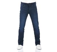 riverso RIVFalko Pantalon jean extensible, pour les hommes, style denim, noir, bleu, gris, tour de taille 29 et 40, entrejambe 30 et 36, Bleu foncé denim (D233), 34W / 32L