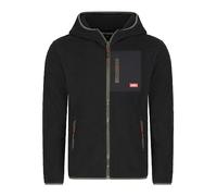 riverso RIVHenning Veste polaire teddy à capuche pour homme - Coupe droite Regular Fit - Veste à capuche - Veste d'hiver - Veste de transition - Col montant - Beige - Noir - Vert - Tailles S, M, L, XL