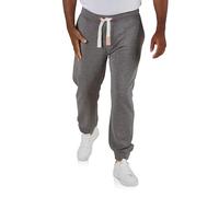 riverso RIVLino Pantalon de jogging long en coton pour homme Coupe droite Pantalon de survêtement Pantalon de loisirs Pantalon de sport Gris Rouge Bleu Noir Vert S M L XL XXL 3XL 4XL 5XL, Grey Melange