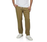 riverso RIVMarco Pantalon en lin pour homme Coupe droite Pantalon long été Uni Blanc Beige Olive Bleu Noir Tailles S M L XL XXL 3XL 4XL 5XL, Ivy Olive, XXL