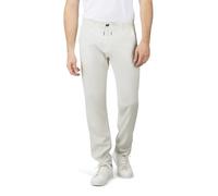 Riverso RIVMarco Pantalon en lin pour homme Regular Fit RIVMarco Pantalon d'été décontracté Uni Blanc, beige, olive, bleu ou noir Taille S, M, L, XL, XXL, 3XL, 4XL ou 5XL, Blanc., L