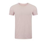 riverso RIVMatteo T-shirt basique à col rond pour homme Coupe droite Manches courtes Couleur unie 100 % coton Bleu Vert Rose Orange S M L XL XXL 3XL 4XL 5XL