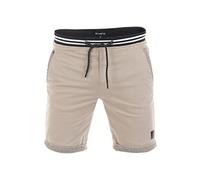 riverso RIVMichel Bermuda Court pour Homme, Coupe régulière, pour l'été, Le Sport, la Plage, avec Cordon de Serrage, Poches en Coton, Marron, XXXXL