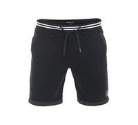 riverso RIVMichel Bermuda Court pour Homme, Coupe régulière, pour l'été, Le Sport, la Plage, avec Cordon de Serrage, Poches en Coton, Noir, XXL