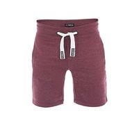 riverso RIVMoritz Short de Sport pour Homme en Coton Vert/Bleu/Rouge/Gris Tailles S M L XL 2XL 3XL 4XL 5XL - Rouge - X-Large