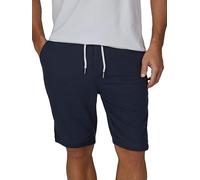 riverso RIVOliver - Short d'été en lin pour homme - Coupe droite - Longueur genou - Couleur unie - Blanc, bleu, marine, beige, noir, vert, tailles S, M, L, XL, XXL, 3XL, 4XL, 5XL, bleu marine, L