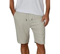 riverso RIVOliver Short d'été en lin pour homme, coupe régulière, bermuda, longueur genou, uni, blanc, bleu, bleu marine, beige, noir, vert, S, M, L, XL, XXL, 3XL, 4XL, 5XL, Sable clair, XL