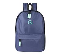 riverso RIVRoy Sac à dos pour homme et femme 24 l Sac à dos d'école Sac à dos avec compartiment pour ordinateur portable 17" étanche Sport Loisirs Fermeture éclair 100% polyester, bleu