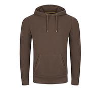 riverso RIVTheo Sweat à capuche pour homme avec poches kangourou - Coupe droite - Uni - Coton - Noir - Gris - Vert - Bleu - Rouge - Marron - S M L XL XXL 3XL 4XL 5XL, Marron foncé (21400), S