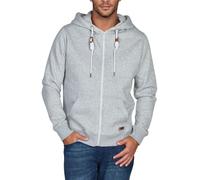 riverso RIVThilo Sweat-Shirt à Capuche pour Homme Sweat à Capuche zippé Basic Uniforme Coton Gris Marron Vert Rouge Bleu Noir S M L XL 2XL 3XL 4XL 5XL - Gris - X-Large