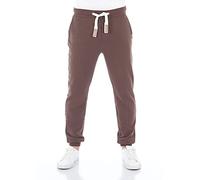 riverso RIVTim Pantalon de survêtement pour Homme Pantalon de Jogging Pantalon de Sport Pantalon de Loisirs Pantalon Slim Couleur Unie Coton, Marron foncé (21400), XXXL
