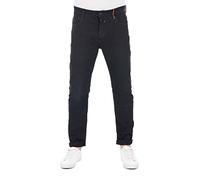 riverso RIVToni Pantalon jean pour homme, coupe fuselée, coton, denim, stretch, noir/bleu/gris, tailles : 38, 39, 40, 41, 42, 44, 46, 48, 50, Black Denim (B122), 33W / 32L