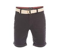 riverso Short Chino RIVHenry pour Homme - Ceinture, Bermuda Short, Court, 98% Coton - Bleu Clair, Bleu foncé, Navy, Rouge, Vert, Orange, Beige, Gris - W30 - W42 - Gris Anthracite (23400) - W 42