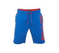 Riverso Short de bain pour homme - Coupe régulière - RIVJannik - Short de sport, de natation - Short imprimé avec élastique à la taille - Noir, bleu, rouge, vert ou orange - Taille S, M, L, XL, XXL