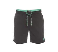 riverso Short de Bain RIVDavid pour Homme - Short de Sport d'été avec Cordon de Serrage - 100% Polyester - Noir Bleu Rouge Vert - S M L XL XXL 3XL 4XL 5XL - Noir - X-Large