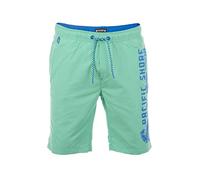riverso Short de bain RIVJannik Short de bain pour homme - Short de sport - Short d'été - Avec cordon de serrage - Imprimé 100 % polyester, Flashy Green (52600), 3X-Large