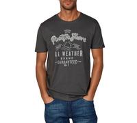 riverso T-Shirt à col Rond pour Homme Rivleon Col en O T-Shirt à Manches Courtes T-Shirt imprimé Coupe Droite 100% Coton Vert Bleu Blanc Gris Rouge Orange S M L XL 2XL 3XL 4XL 5XL - Gris - XXXX-Large