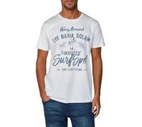 riverso T-Shirt RIVLeon à col Rond et Manches Courtes pour Homme Coupe Droite 100% Coton Vert Bleu Blanc Gris Rouge Orange, Blanc (Ojd), M