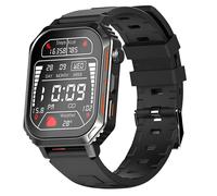 Riversong, Smartwatch sportive Motive 8S antichoc étanche Tracker santé, Noir